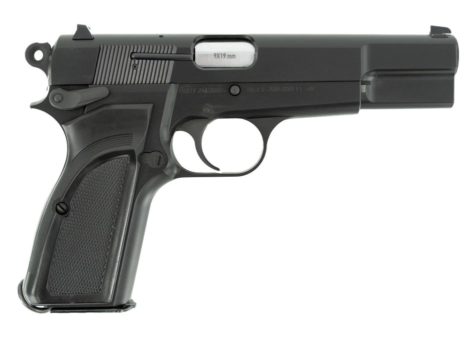Inglis L9A1 Full Size 9mm Luger Pistol, 15+1 Capacity, 4.70" Hard Chrome Barrel, Black Cerakote Finish
