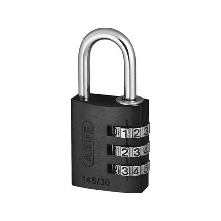 ABUS AlumCombo 145 Black 3-Digit Resettable Combination Lock