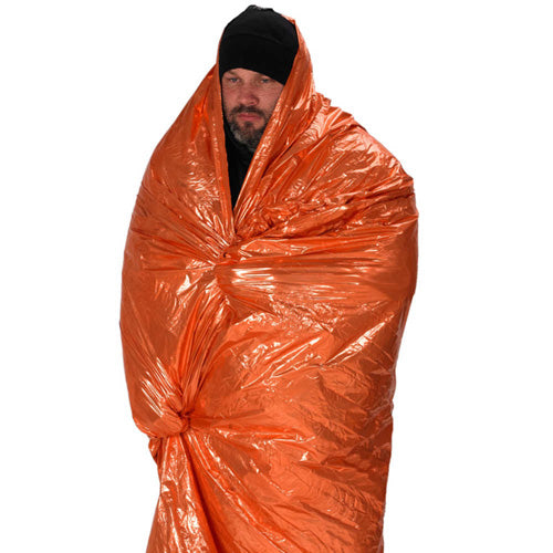 NDUR Orange to Silver Reflective Emergency Survival Blanket