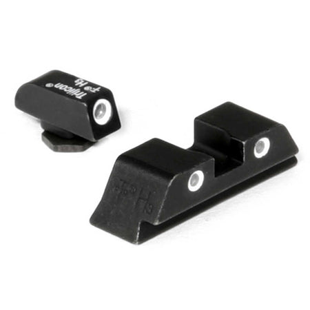 Glock 17/19/22/23 Trijicon 3-Dot Night Sight Set - White/Green Front, White/Yellow Rear