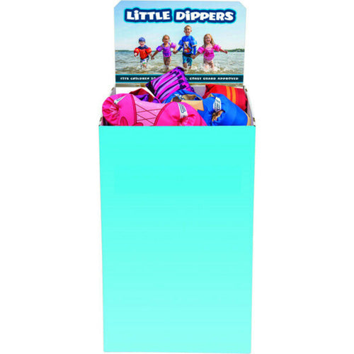 Little Dippers Child Life Jacket Vests Assorted Colors Bin of 24