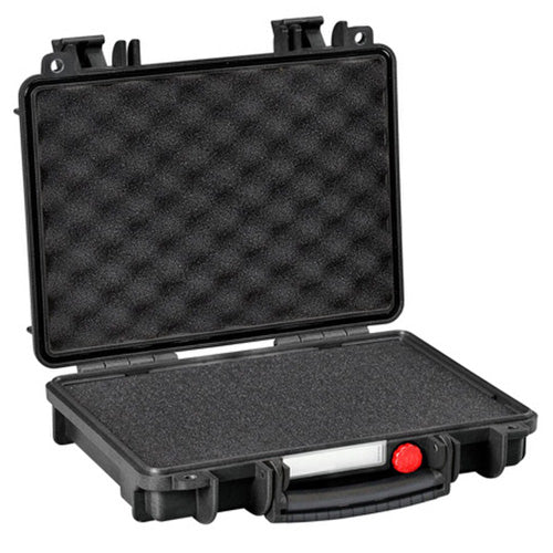 Explorer Red Black Tactical Double Pistol Case Pick/Pluck Foam