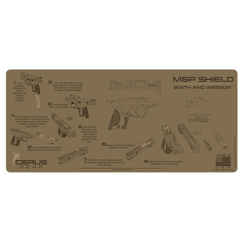 Smith & Wesson M&P Shield Instructional ProMat Coyote