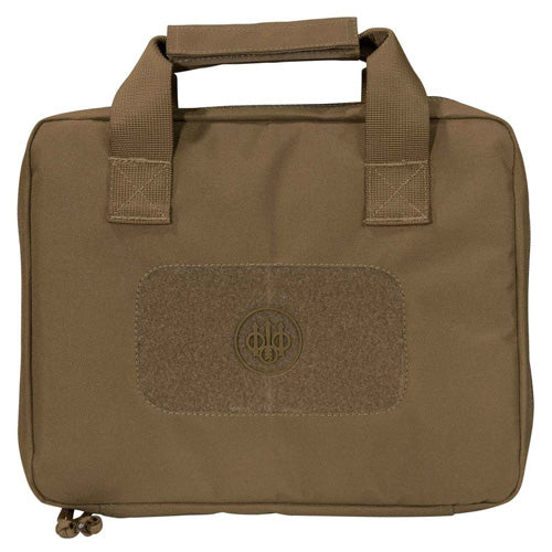 Soft Tactical Pistol Case in Coyote Brown with Magazine Straps