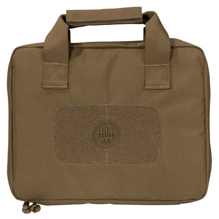 Soft Tactical Pistol Case in Coyote Brown with Magazine Straps