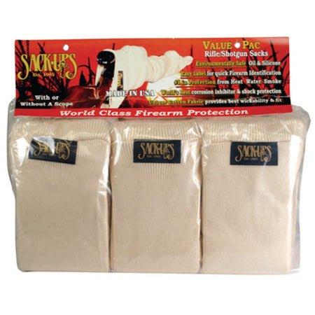 Sack-Ups Model 301 Natural White 52in Rifle Shotgun Sacks 6 Pack