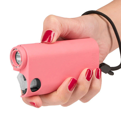 Olympian 3-in-1 Stun Gun Pepper Spray 175 Lumen Flashlight Pink by Guard Dog