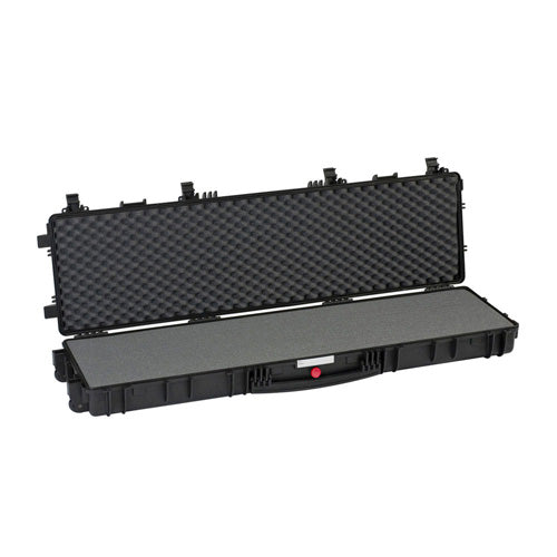 RED Long Rifle Hard Case Black - Pre-Cubed Foam Insert