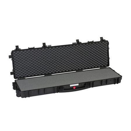 RED Long Rifle Hard Case Black - Pre-Cubed Foam Insert