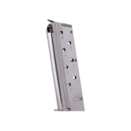 Mec-Gar MGCGOV40N 1911 Government .40 S&W 8rd Handgun Magazine, Nickel Steel