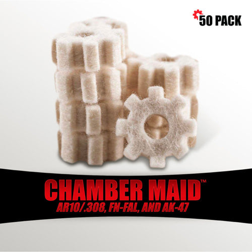 Pro-Shot Chamber Maid .308/7.62mm Star Swabs for AR10 and AK47 50 Count