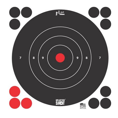 Pro-Shot 12in White Bullseye Target 12 Pack Bag