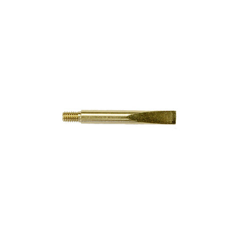 Small Brass Gun Scraper with 8-32 Threads for Fouling Removal
