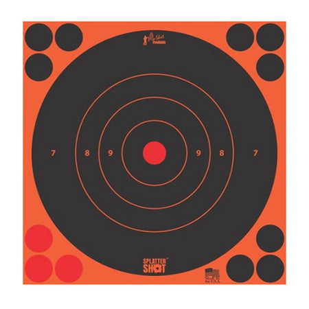 Pro-Shot 12in Orange Bullseye Target 12 Pack
