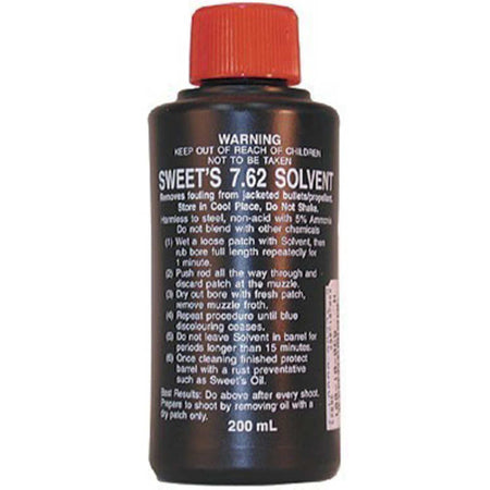 Sweets 7.62 Solvent 200 ml Copper Remover for Rifle Bores