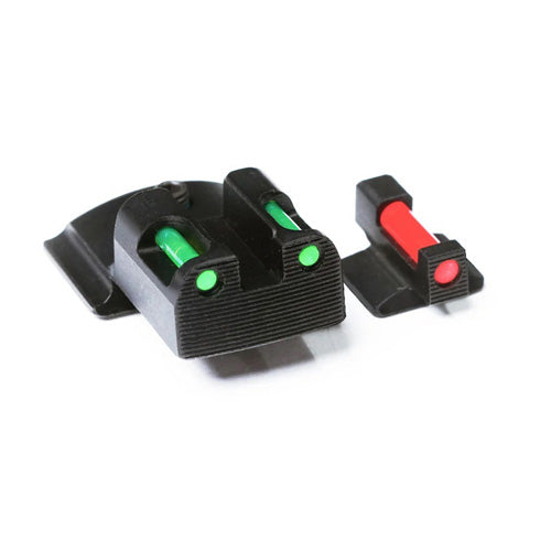 Novak TSF TAC Govt Iron Sights 10mm Auto/.45 ACP - FiberLok Fiber Optic
