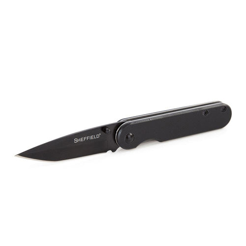 Sheffield Cruiser Normandy 2.75in Tanto Blade Assisted Folder Knife G10 Handle
