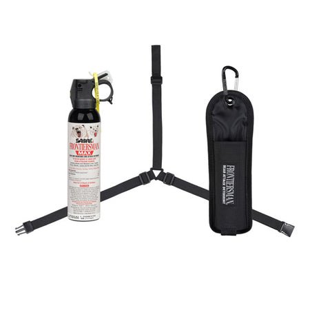 Frontiersman MAX Bear Mountain Lion Spray 9.2 Oz with 3-in-1 Bear Spray Holster