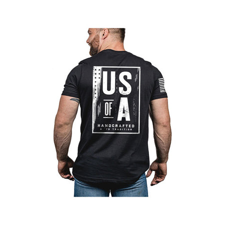 Men's US of A Limited Edition Patriotic Shirt Black 3X-Large