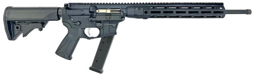 LWRC IC-9 CA-Compliant 9mm Pistol-Caliber Rifle, 16" Barrel, Black, 10-Round