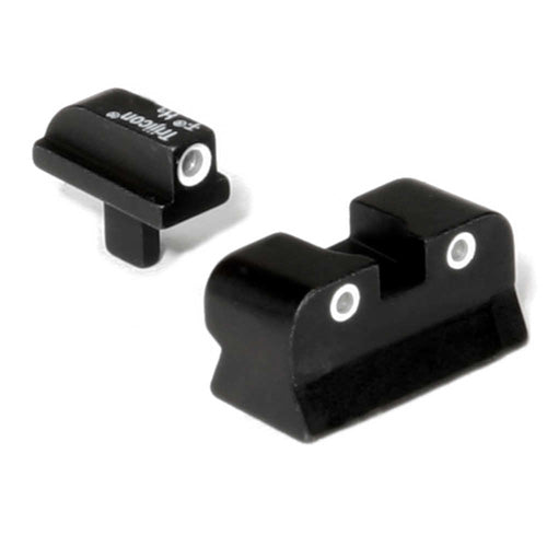 Colt Govt 1911 Trijicon Night Sights - 3-Dot Green Front Yellow Rear .055 Narrow Tang