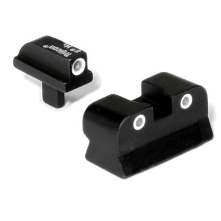 Colt Govt 1911 Trijicon Night Sights - 3-Dot Green Front Yellow Rear .055 Narrow Tang