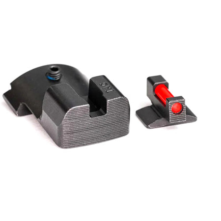 Kimber 1911 TSH TAC Iron Sights - FiberLok Hybrid Front and Plain Rear
