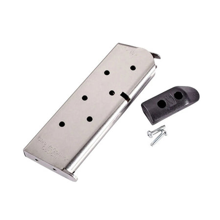 CMC 1911 Compact .45 ACP 7-Round Stainless Steel Mag w/Pad