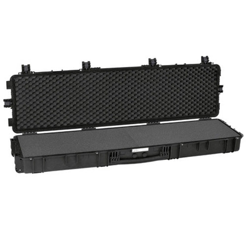 X-Long 64In Black Waterproof Rifle Case Pre-Cubed Foam
