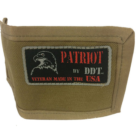 DDT Patriot Tango Mike Mike Wallet Tan 4-8 Card Slots Single Fold