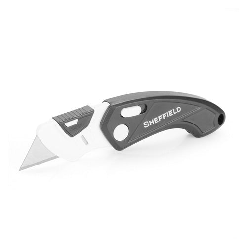 Sheffield Gadget Utility Folder Knife Lock Back Release Quick Change Blade