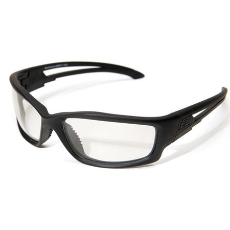 Edge Blade Runner Black Frame Clear Lens Ballistic Safety Glasses