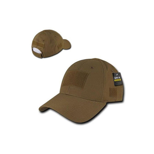 Khaki Rip Stop Contractor Cap Hook/Loop Adjustable One Size