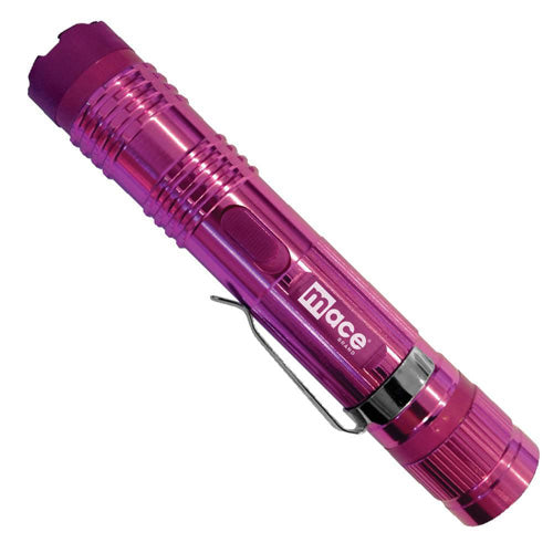 Compact Stun Gun with Multi-Mode Flashlight Pink