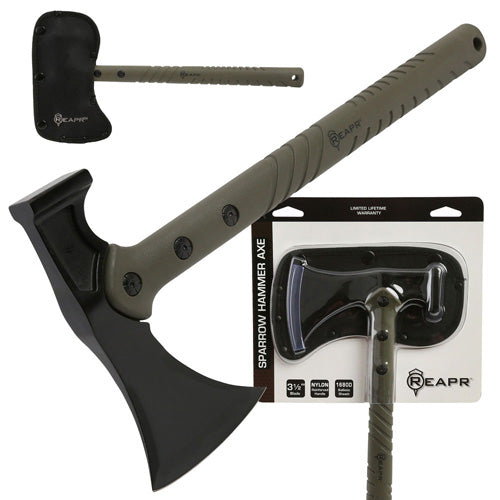 Sparrow Hammer Axe 14.5in 2Cr13 Stainless Steel Camp Hatchet