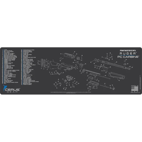 Ruger PC Carbine Schematic ProMat Gray