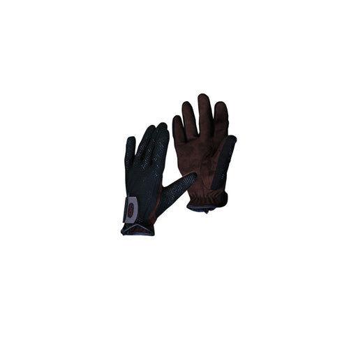 Brown Small Shotgunner Gloves Elastic Mesh Ultra Suede Palm