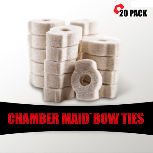 Chamber Maid Bow Tie Cleaning Swabs for Bolt Action Rifles - 20 Pack