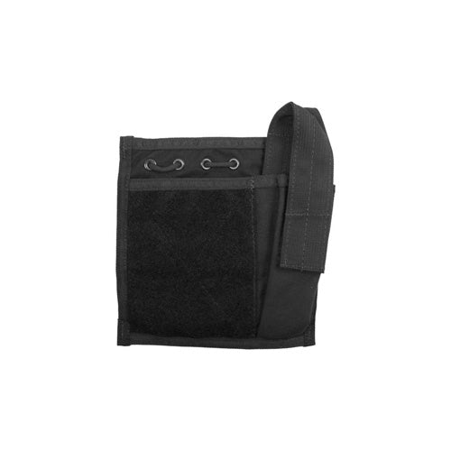 Black USA-Made Admin Compass Flashlight MOLLE Pouch
