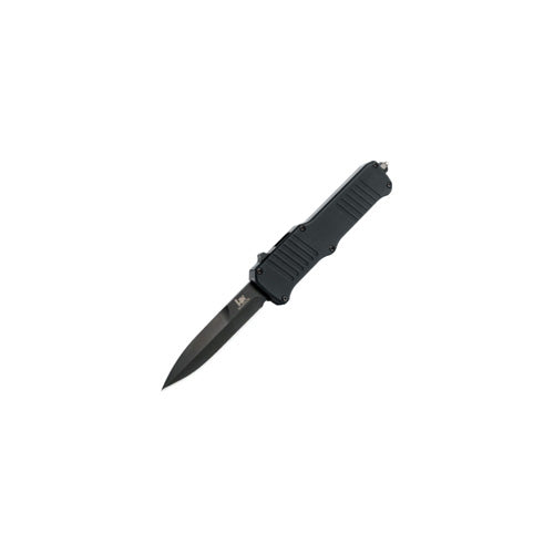 HK Incursion Double Action OTF Automatic Knife 3.9" Bayonet Black