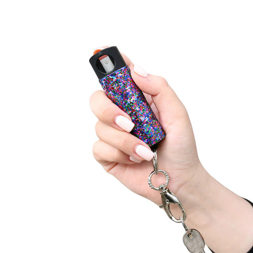 Bling It On Amethyst Design 0.5 Oz Pepper Spray by Guard Dog Security