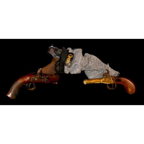 Sack-Ups 10in Camo Field Gray Silicone Treated Pistol Storage Sock