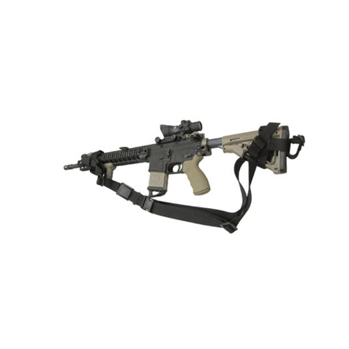 Universal 3-Point Combat Rifle Sling Black 1 1/2in