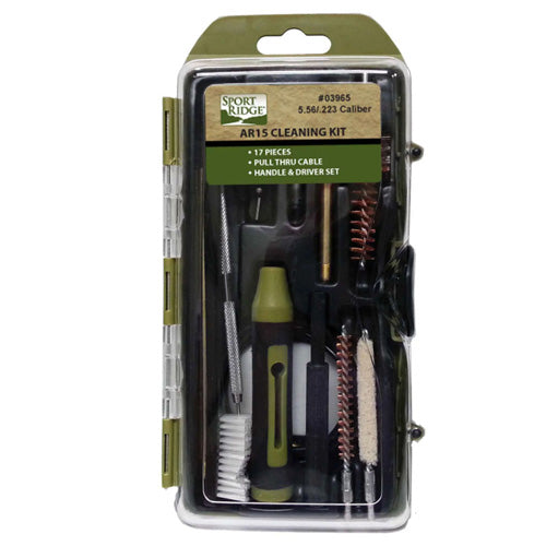 AR10 Field Cleaning Kit 17 Piece .30 Cal with Pull-Thru Cable