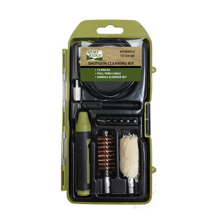 12 GA Shotgun Cleaning Kit 13 Piece with Pull-Thru Cable