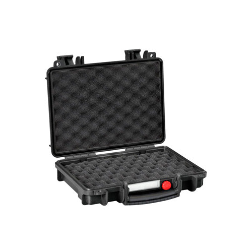 Explorer Red Black Dual Pistol Case 2-Tray Convertible Foam