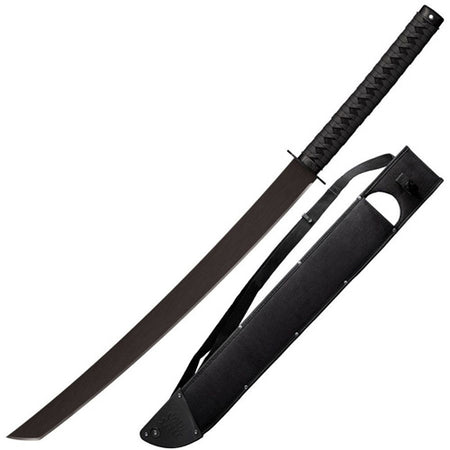 Cold Steel Tactical Katana Machete 24" Blade - Black Anti-Rust Finish