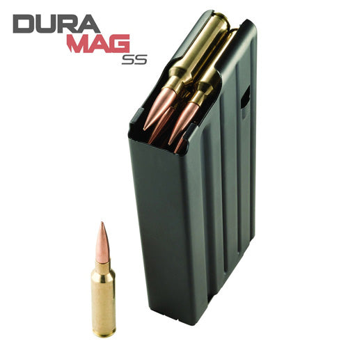 DURAMAG SS AR-10 308 Win SR25 Pattern 20rd Stainless Steel Magazine