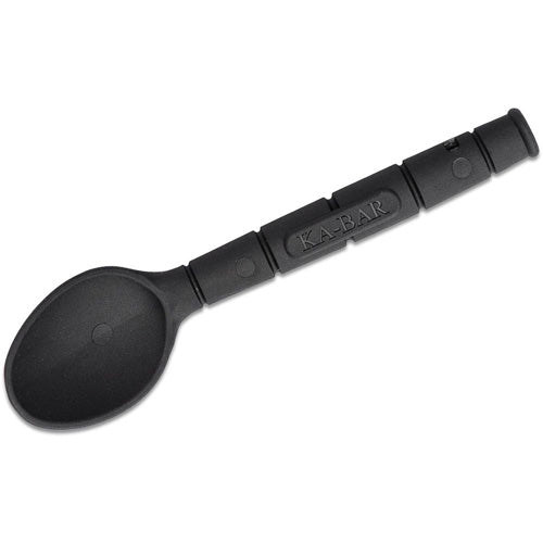KA-BAR Krunch 7.25" Spoon with Built-In Straw Food-Safe Creamid