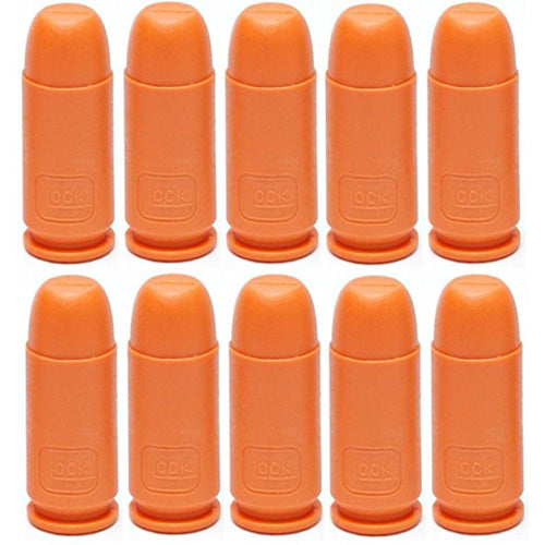 Glock .45 ACP Orange Hard Plastic Dummy Training Rounds 50 Pk